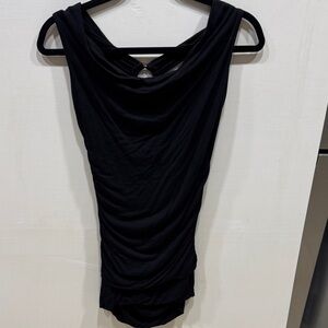Elegant Black Draped Top